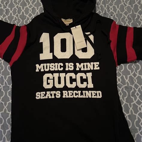 music is mine gucci hoodie|the gucci 100.